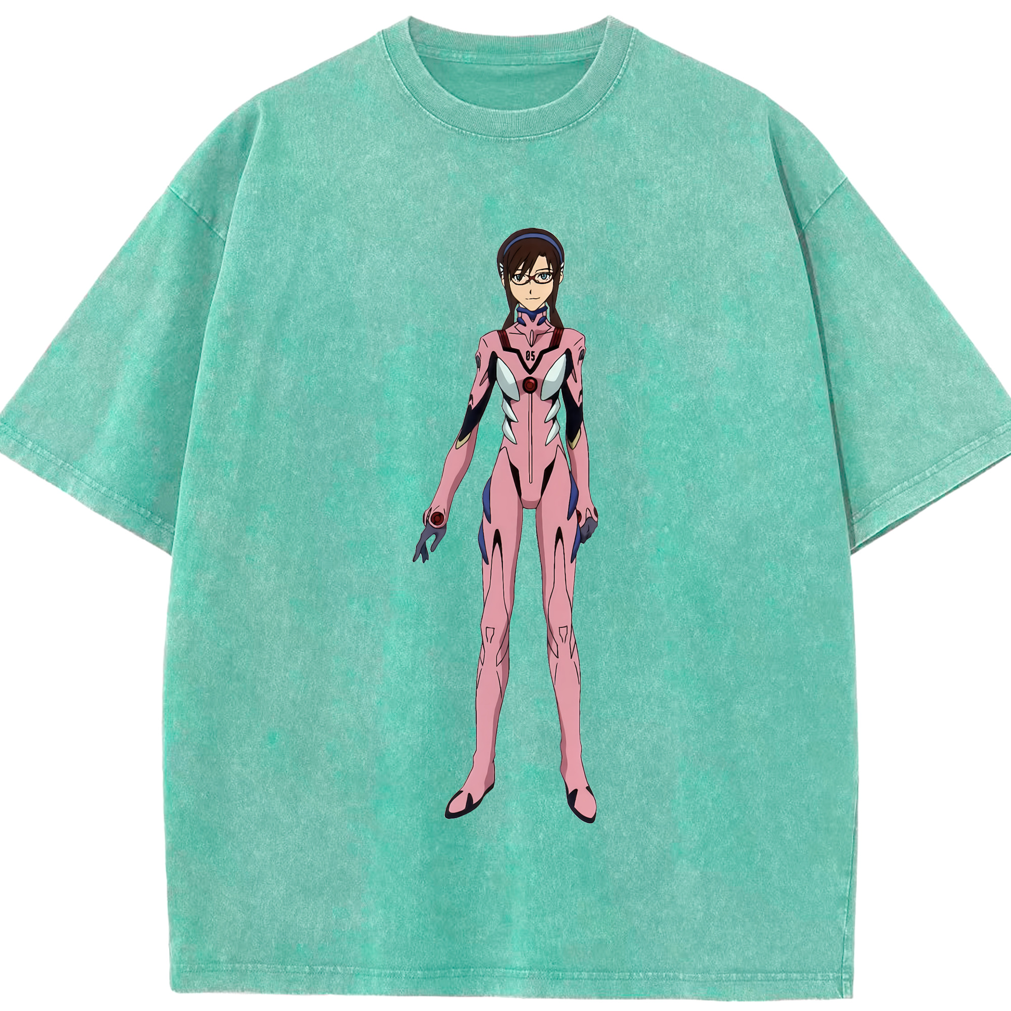 （画像用） EVA 新世紀エヴァンゲリオン 綿100% ヴィンテージ風 半袖Tシャツ（フロントプリント）
